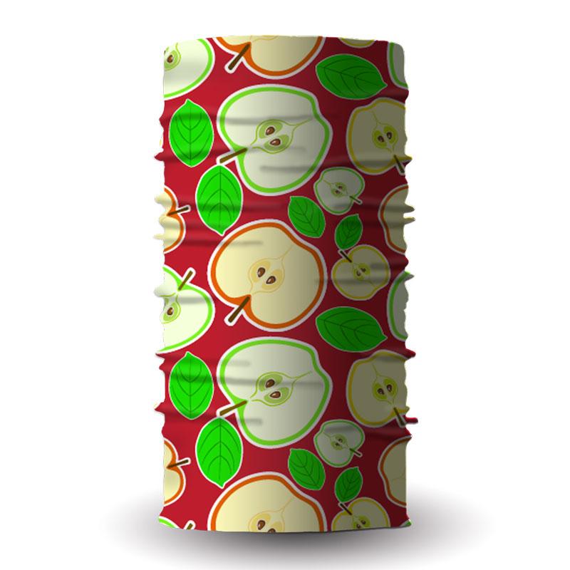 Bandana de mere rosu bandană, buff, multifunctionala tubulara. liratech.ro  bandană multifuncțională, buff