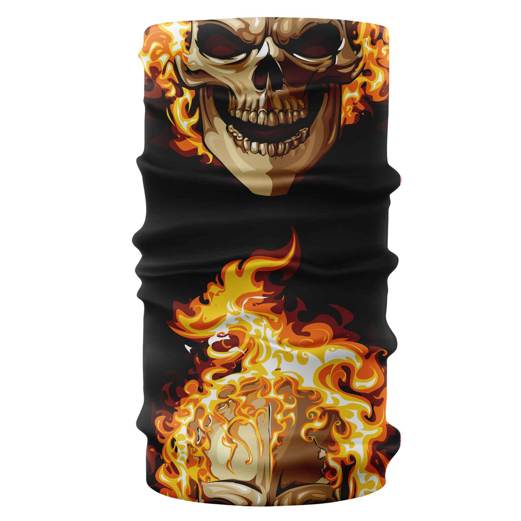 Foc-Craniu negru bandană, buff, multifunctionala tubulara. liratech.ro bandană multifuncțională, buff