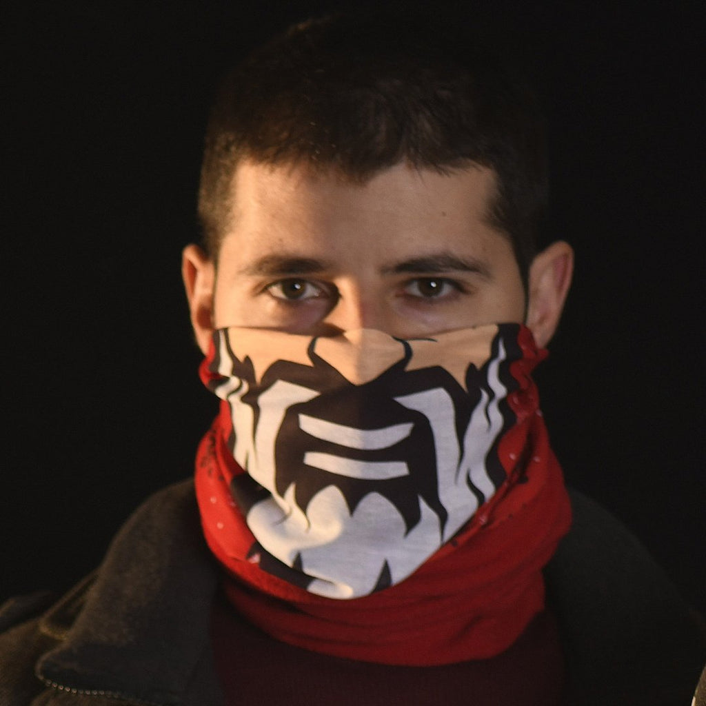 Moș Crăciun bandană, buff, multifunctionala tubulara. liratech.ro bandană multifuncțională, buff