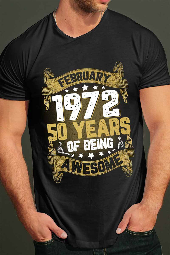 50 de ani golden scroll -  pentru jubilee de 18, 20, 30, 40, 50 - tricou, bluză sau hanorac.
