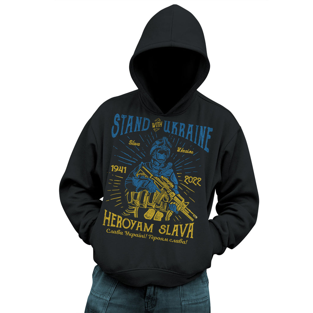 Slava Ukraine - tricou cu motive ucrainene
