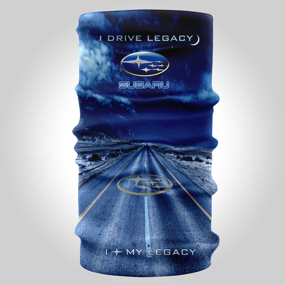 I drive Subaru Legacy bandană, buff, multifunctionala tubulara. liratech.ro bandană multifuncțională, buff
