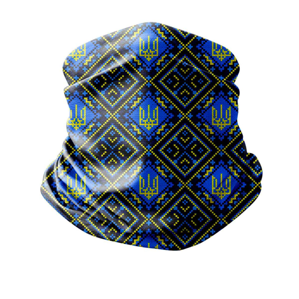 Motive ucrainene  bandană, buff, multifunctionala tubulara negru