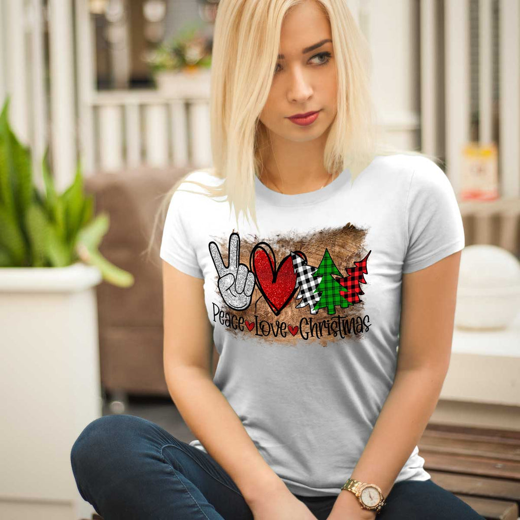 Pace Dragoste Crăciun - Tricou de Crăciun-liratech.ro